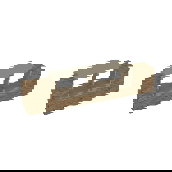 Destina Home Morica Floating TV Stand with Shelves and Cabinets