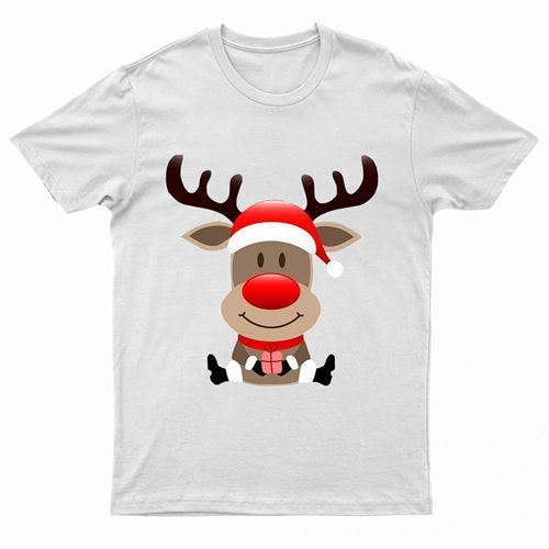 Adults XMS2 "Sitting Reindeer" T-Shirt
