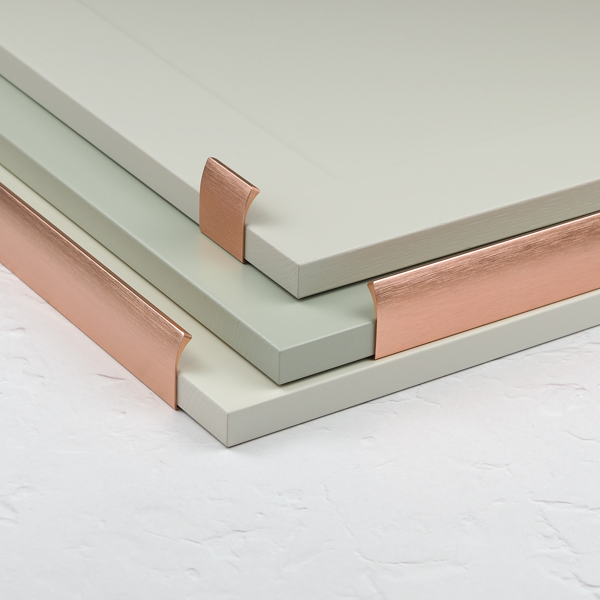Handle & Home Rose Gold Copper Profile Edge Pulls