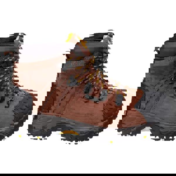 Amblers Safety Amblers FS33/39 Mens S3 Steel Toe Waterproof Safety Ankle Boots, rugged brown footwear with waterproof leather, steel toe cap, and slip-resistant outsole.