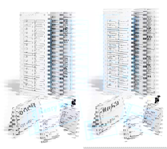 Durable BADGEMAKER Printable Table Place Name Inserts | 20 Cards | 61x210mm