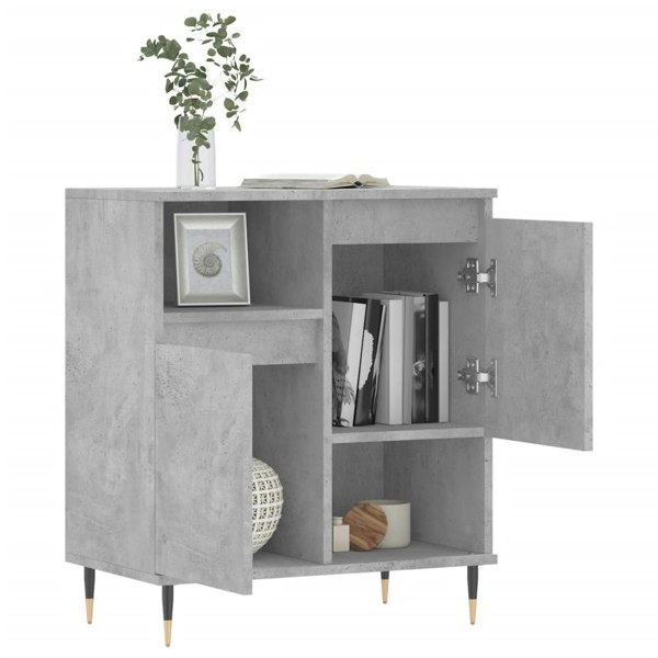 Berkfield Sideboard Concrete Grey 60x35x70 cm Engineered Wood
