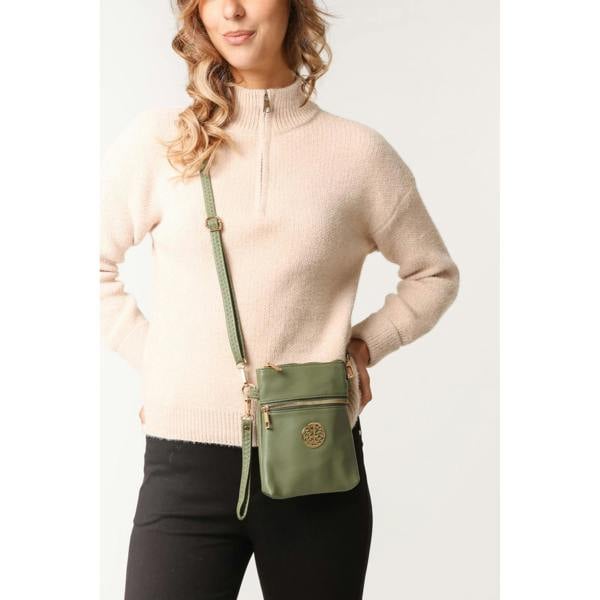 Blue Vanilla Cross Body Pouch Bag