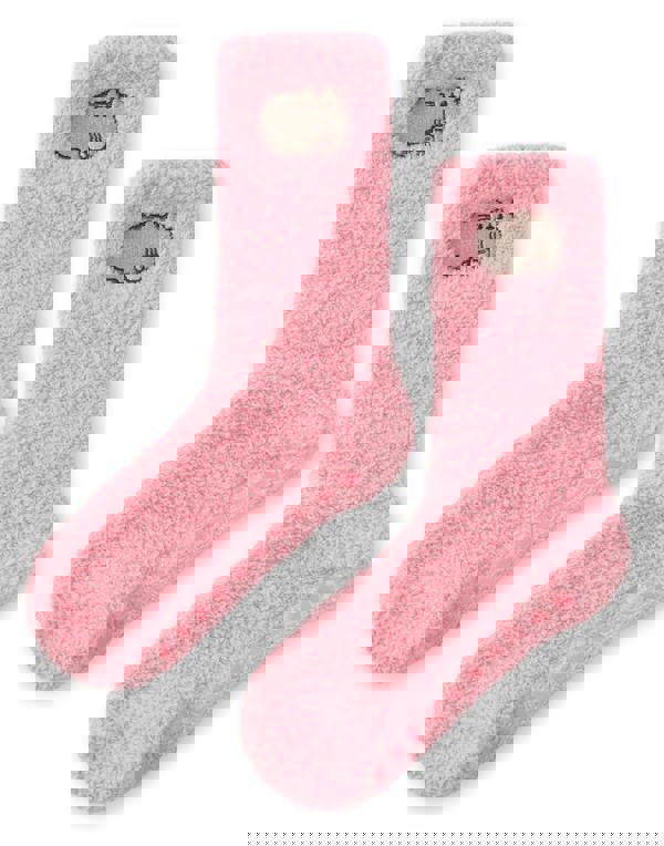 Pusheen Womens Brown 3D Face Mug and Sock Gift Set (One Size)