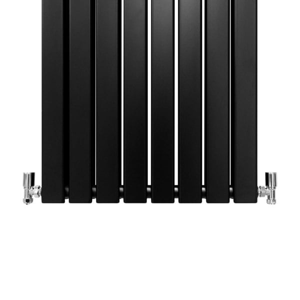 Designer Flat Panel Radiator - Matt Black (1800mm x 560mm)