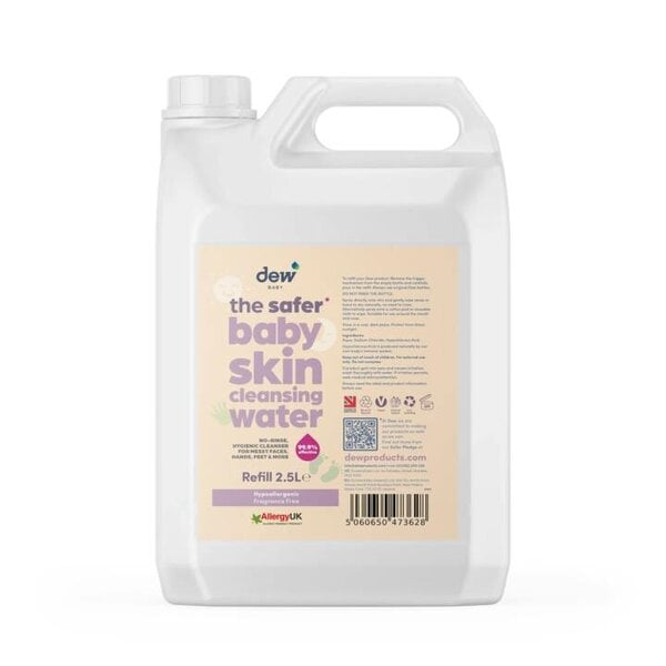 Dew Safer Baby Skin Cleansing Water - 2.5L
