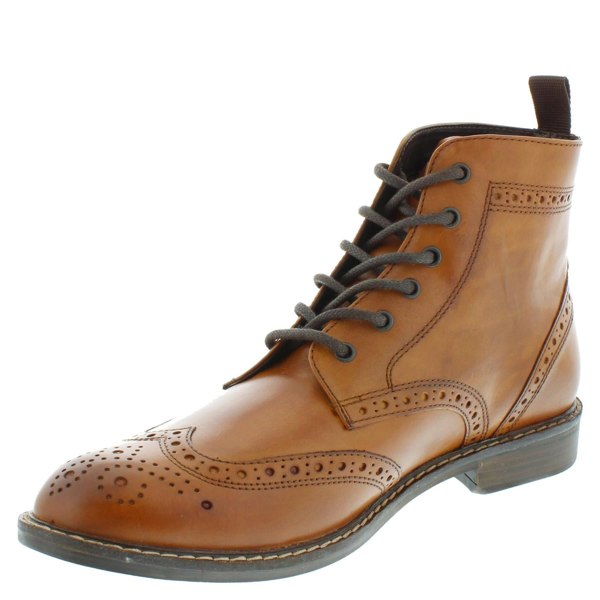 Thomas Crick Red Tape Crick Askham Brogue Lace Up Mens Leather Boots