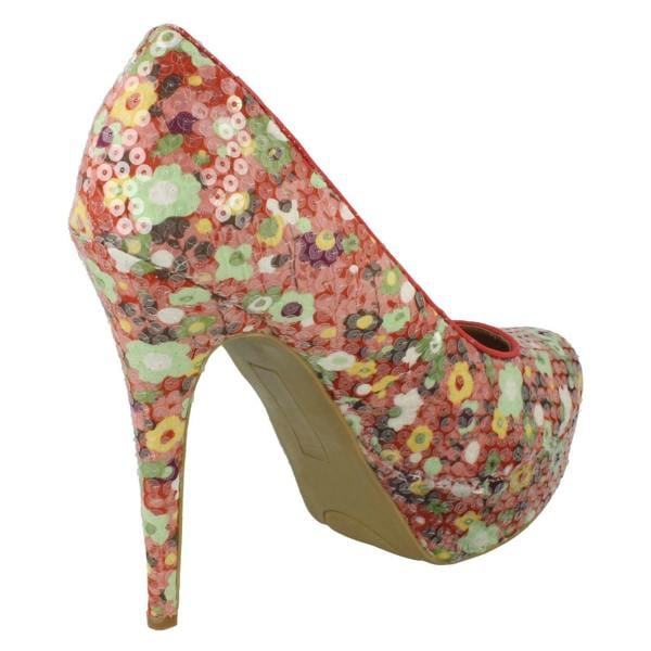 Spot On Ladies Spot On Platform Stilletto Shoe