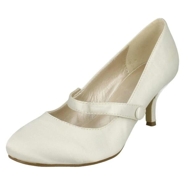 Anne Michelle Ladies Anne Michelle Low Heel Wedding Shoes