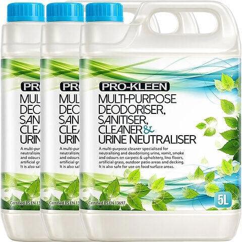 ProKleen 15L of Multi-Purpose Deodoriser Disinfectant Sanitiser Cleaner & Urine Neutraliser Super Concentrated Professional Formula