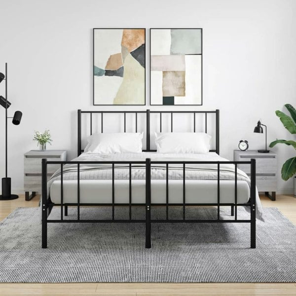 Berkfield Bedside Cabinets 2 pcs Grey Sonoma 40x35x50 cm Engineered Wood