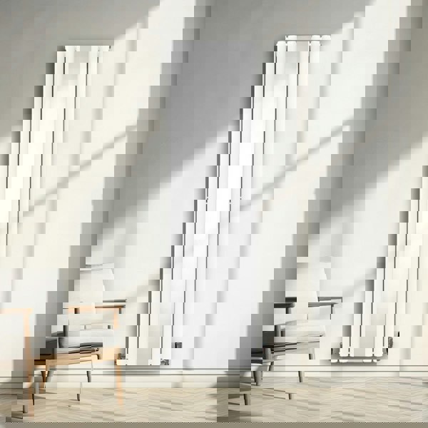 Monstershop Oval Mirror Radiator - 1800mm x 500mm - White