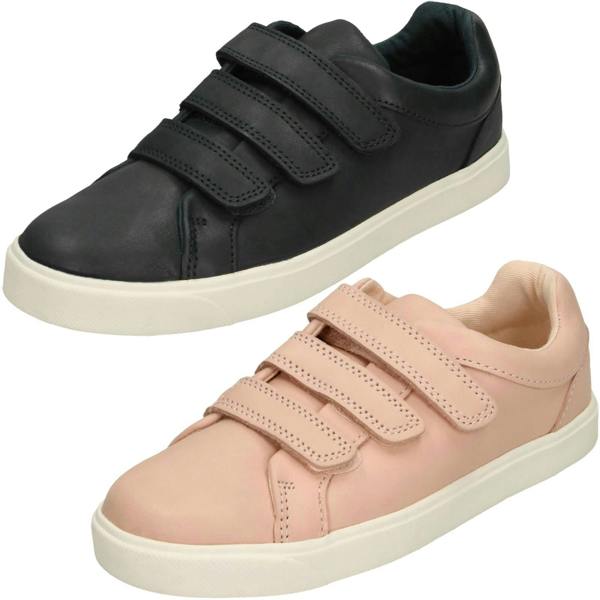 Clarks Childrens Unisex Clarks Hook & Loop Trainers City Oasis Lo K