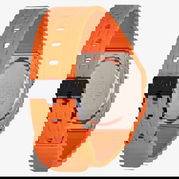 Casio Orange Rubber Digital Watch F-91WC-4A2EF