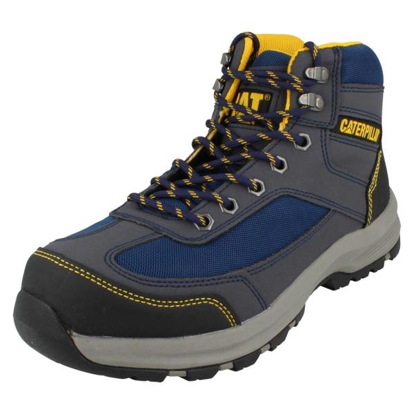 Caterpillar Mens Caterpillar Lace Up Safety Boots Elmore Mid ST S1 P P725077