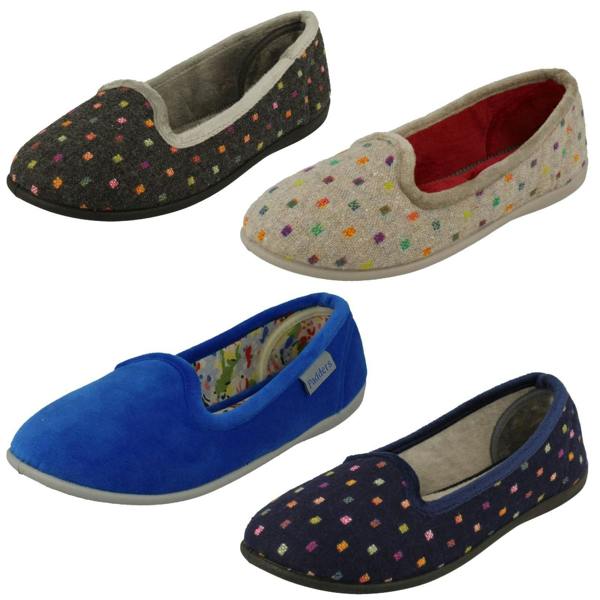 Padders Ladies Padders Slip On Textile Slippers - Albertine