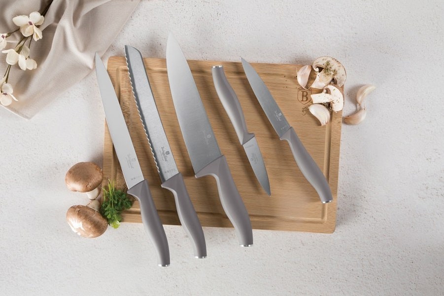 6 pcs knife set Berlinger Haus BH2967 Taupe