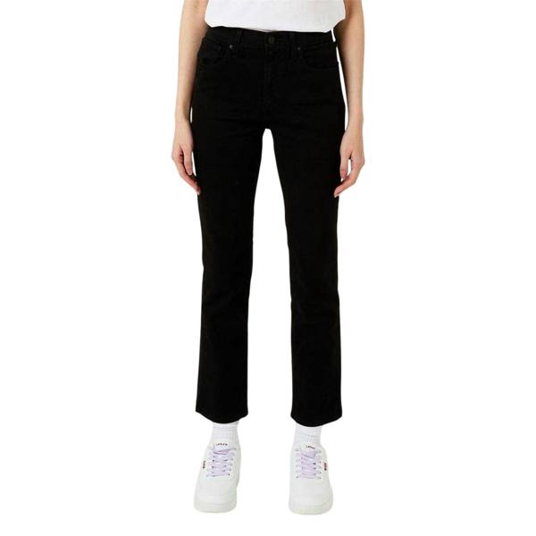 Levis Womens/Ladies 724 High Rise Straight Jeans - Black - 