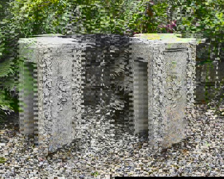 Pair of Lovely Daisy Design Garden Seats / Garden benches