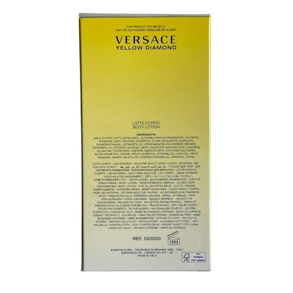 Versace Yellow Diamond Perfumed Body Lotion 200ml