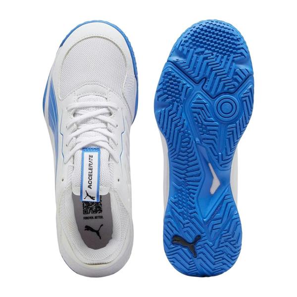 Puma Childrens/Kids Accelerate Contrast Trainers - White - 