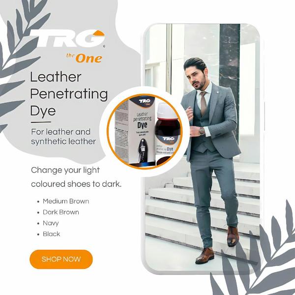 TRG Leather Shoe Dye - Permanent Colour Restoration for Shoes and Boots 50ml