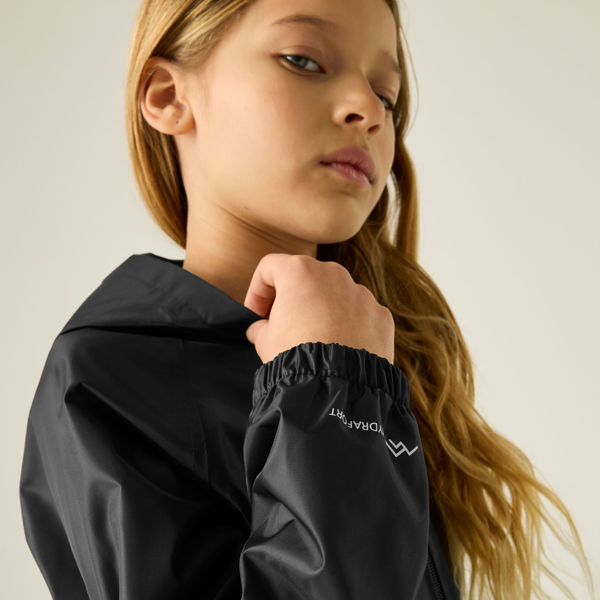 Regatta Great Outdoors Childrens/Kids Stormbreak Waterproof Jacket - Black