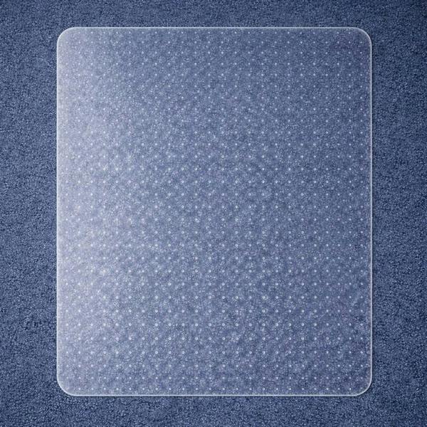 Marvelux PVC Office Chair Mat for Low Pile Carpets (up to 6mm) - Clear Rectangular Carpet Protector - 90 x 120cm