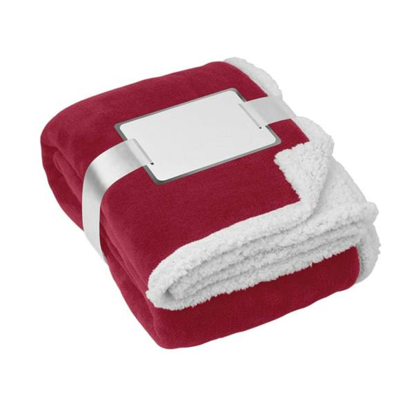 MidOcean Zermatt Coral Fleece Blanket - Burgundy - 
