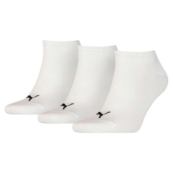 Puma Unisex Adult Invisible Socks (Pack of 3) - White