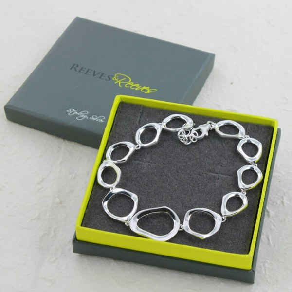 Ringlets Sterling Silver Bracelet - Reeves & Reeves