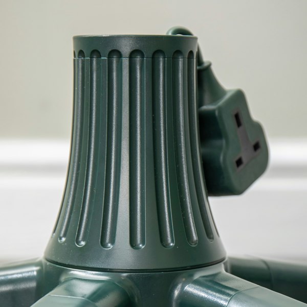 Samuel Alexander 20cm x 65cm Green Rotating Christmas Tree Stand for 2.4m Max Tree Height