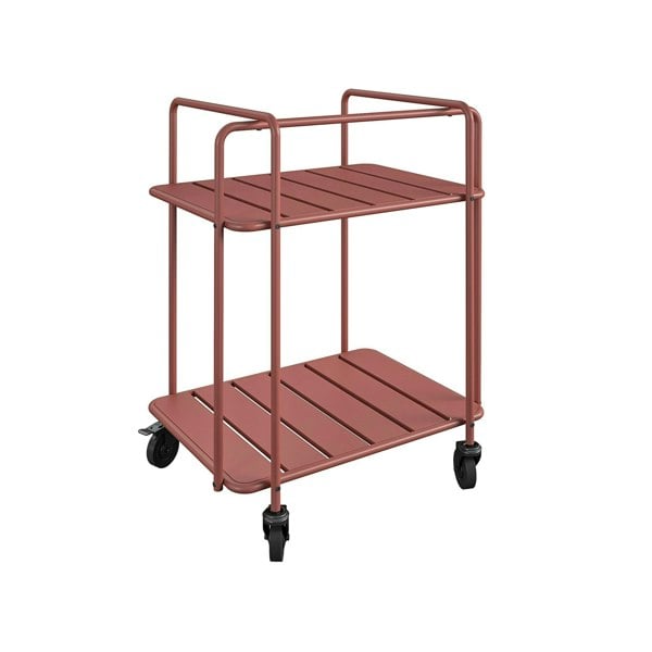 Dorel Home NG Penelope Outdoor Indoor Cart Persimmon