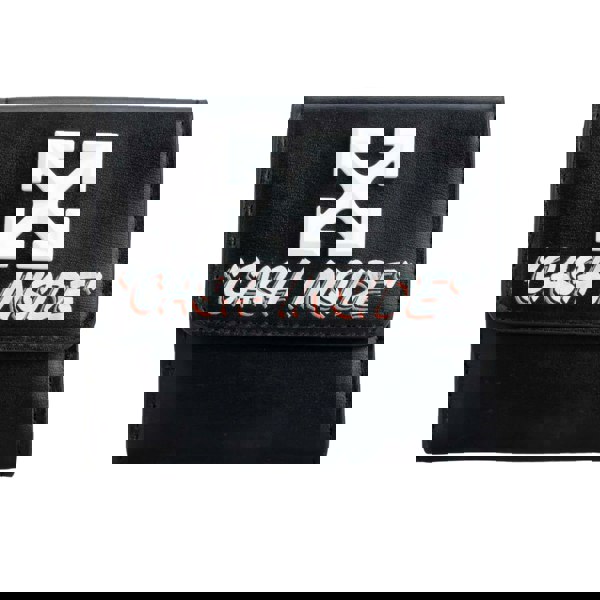 Off White Cash Inside Jitney French Leather Wallet - Black