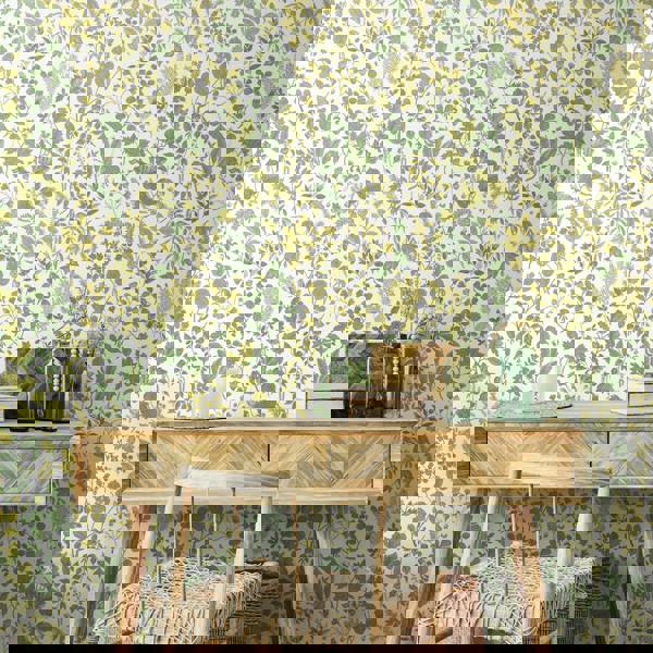 Hoopla Walls Botanical Leaves - Olive Mix 10m Wallpaper