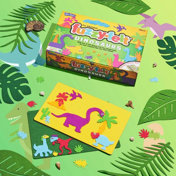Fuzzy Felt Fuzzy-Felt Dinosaurs Drawer Set