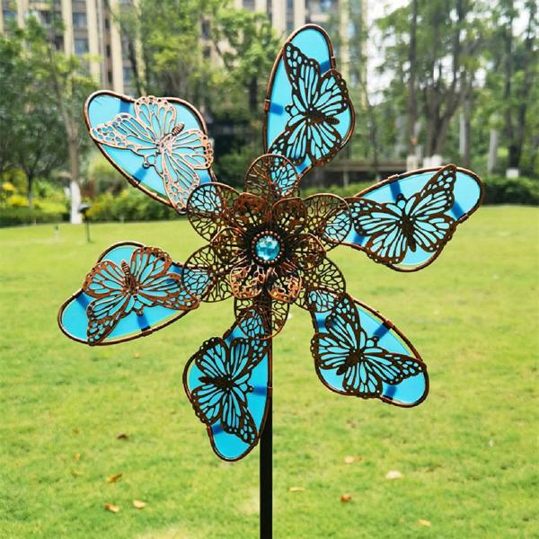 Leaper Glow-in-the-Dark Colorful Butterfly Windmill
