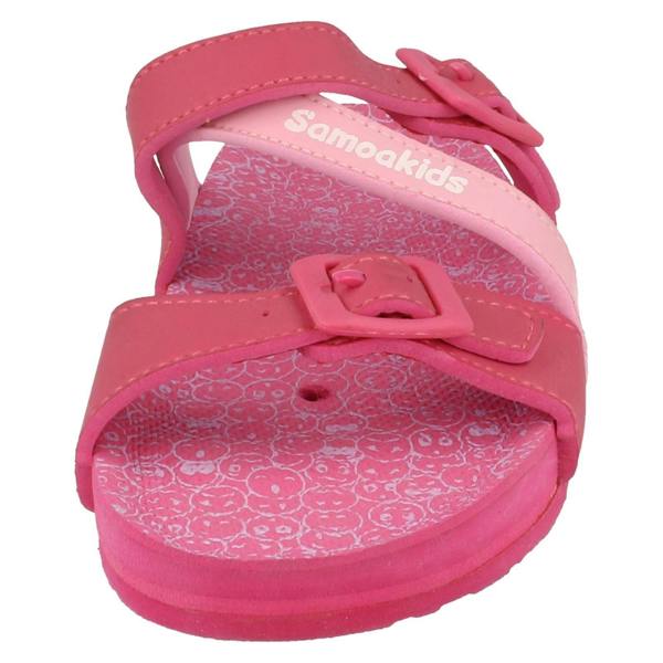 Spot On Girls Samoa Flat Buckle Mule Sandal