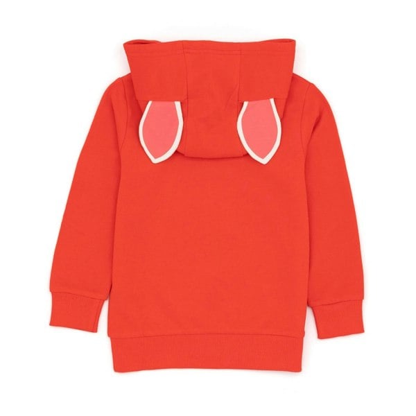 Paw Patrol Childrens/Kids Marshall 3D Ears Hoodie - Red/White