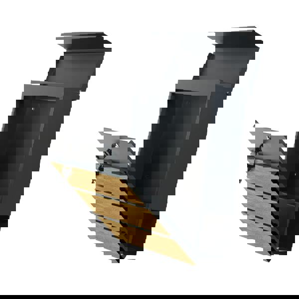 Phoenix Safe The Phoenix MB0126KW Estilo Top Loading Wood Effect Steel Post Box