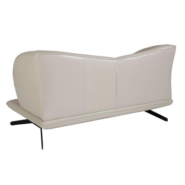 Angel Cerdá Taupe grey leather sofa 6145/6146