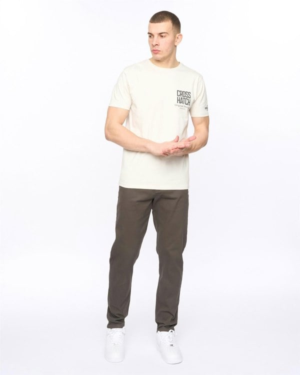 Crosshatch Roysden Chinos Khaki