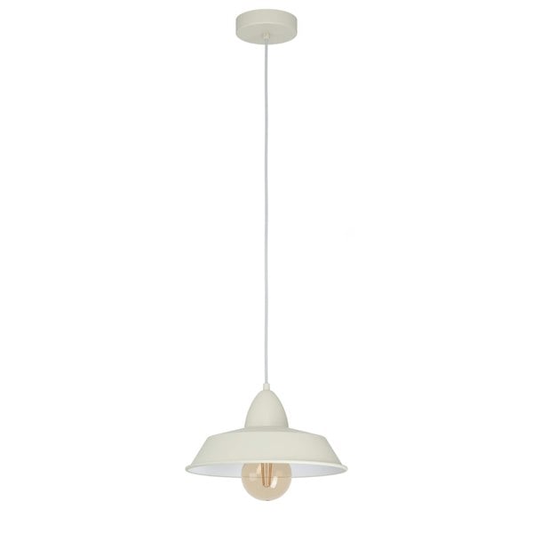 EGLO Single Pendant Light E27 Sand AUCKLAND