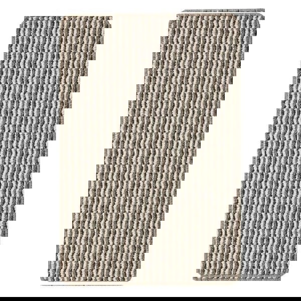 The Rugs Twist Stripe Washable Mat & Runner Beige | Stylish