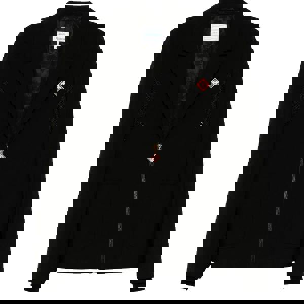 Casablanca Zip-Up Sports Tailoring Black Jackets