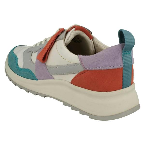 Clarks Ladies Clarks Retro Detailed MI-X EVA Lace Up Trainers DashLite Jazz