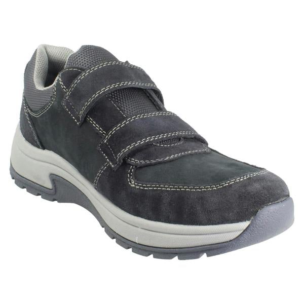 Rieker Mens Rieker Casual Hook and Loop Dual Strap Wide Fit Shoes 11051