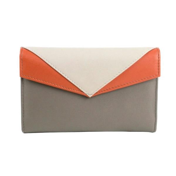 Eastern Counties Leather Womens/Ladies Macy Leather Purse - Taupe/Russet - 