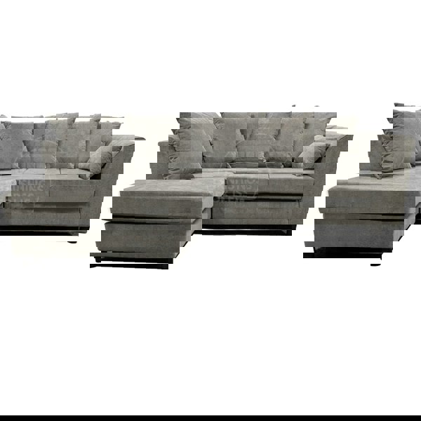 Furnishings For Less Casper Chenille Fabric Corner Sofa