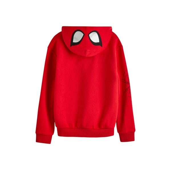 Spider-Man Childrens/Kids Face Hoodie - Red